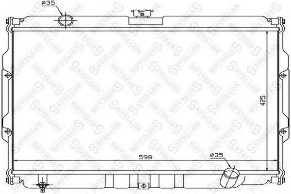 STELLOX 1026541SX Радіатор, охолодження двигуна