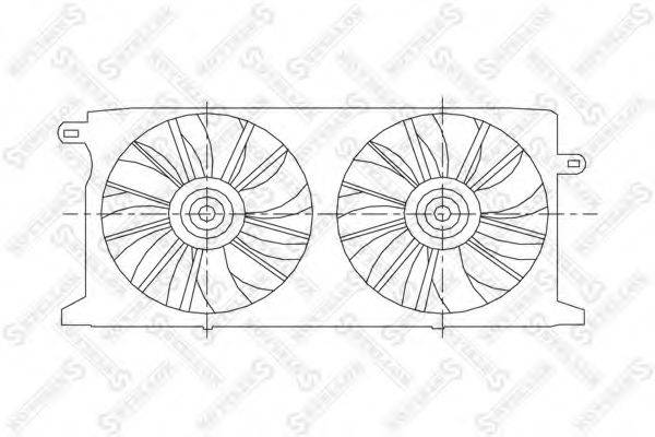 STELLOX 2999210SX Вентилятор, охолодження двигуна