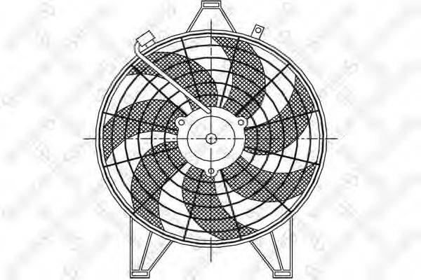 STELLOX 2999219SX Вентилятор, охолодження двигуна