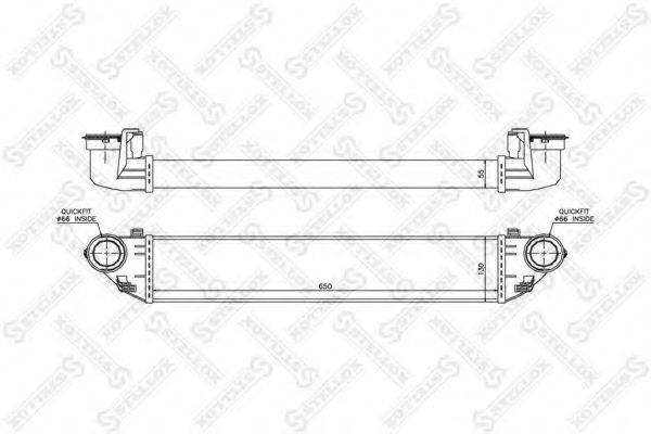 STELLOX 1040134SX Інтеркулер