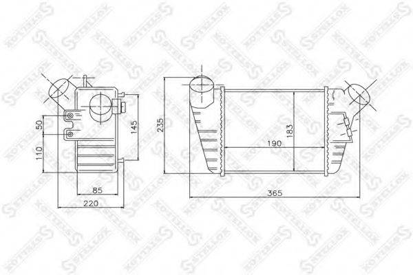 STELLOX 1040162SX Інтеркулер