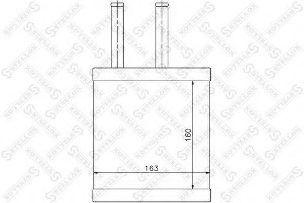 STELLOX 1035106SX Теплообмінник, опалення салону