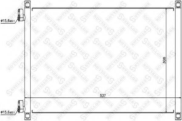 STELLOX 1045091SX Конденсатор, кондиціонер