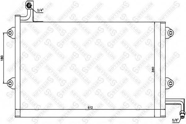 STELLOX 1045161SX Конденсатор, кондиціонер