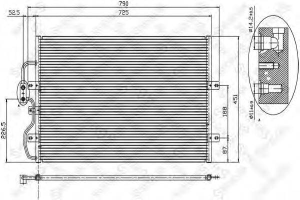 STELLOX 1045301SX Конденсатор, кондиціонер