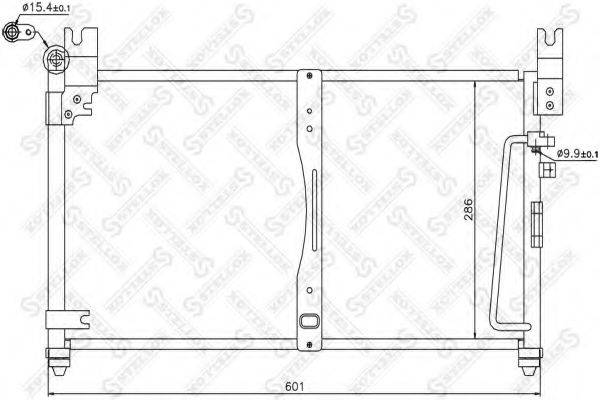 STELLOX 1045525SX Конденсатор, кондиціонер