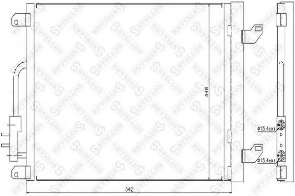 STELLOX 1045629SX Конденсатор, кондиціонер