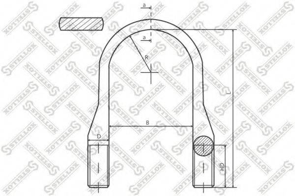 STELLOX 8464203SX Драбина ресори