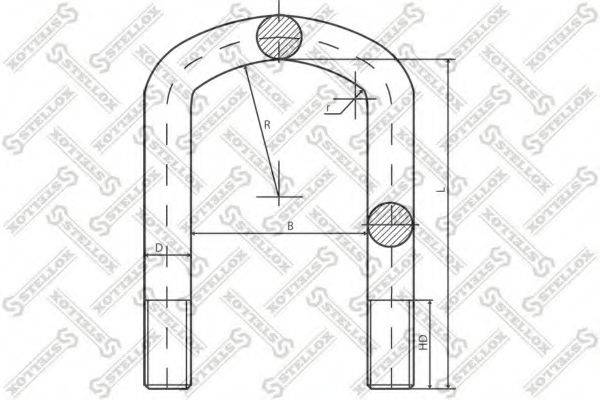 STELLOX 8464208SX Драбина ресори