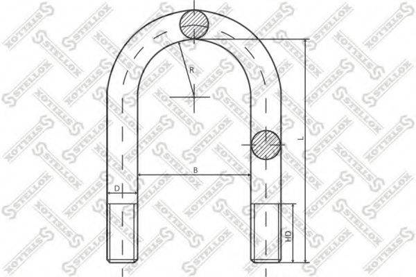 STELLOX 8464609SX Драбина ресори