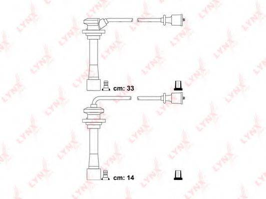 LYNXAUTO SPC4403 Комплект дротів запалювання
