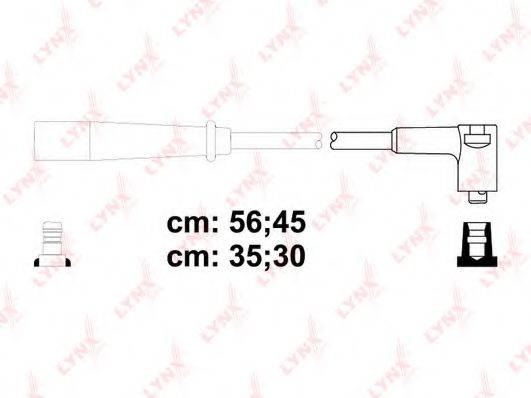 LYNXAUTO SPC4406 Комплект дротів запалювання