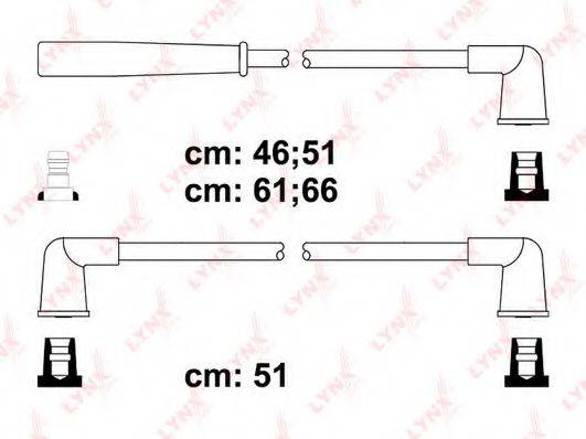 LYNXAUTO SPC5120 Комплект дротів запалювання
