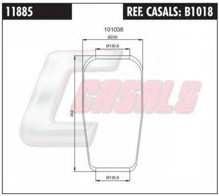 CASALS B1018 Кожух пневматичної ресори