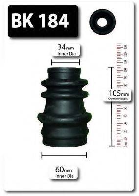SHAFTEC BK184 Комплект пильника, приводний вал
