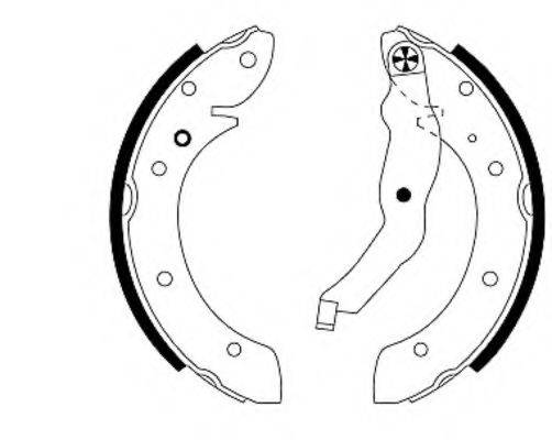 HELLA PAGID 8DB355001241 Комплект гальмівних колодок