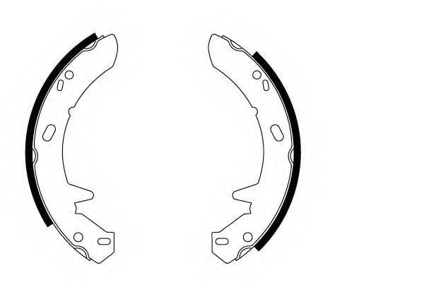 HELLA PAGID 8DB355002311 Комплект гальмівних колодок