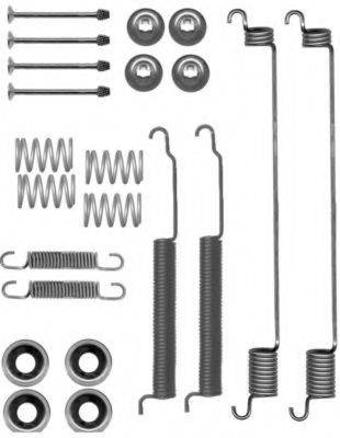 HELLA PAGID 8DZ355200781 Комплектуючі, гальмівна колодка