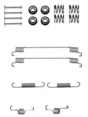 HELLA PAGID 8DZ355200901 Комплектуючі, гальмівна колодка