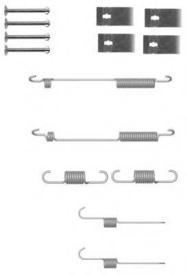 HELLA PAGID 8DZ355200941 Комплектуючі, гальмівна колодка