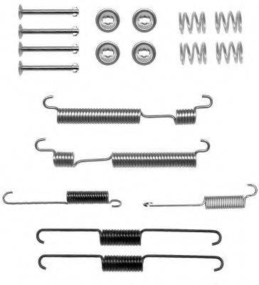 HELLA PAGID 8DZ355200991 Комплектуючі, гальмівна колодка