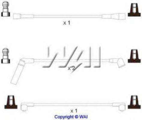 WAIGLOBAL ISL587 Комплект дротів запалювання