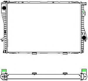 SAKURA AUTOMOTIVE 30111001 Радіатор, охолодження двигуна