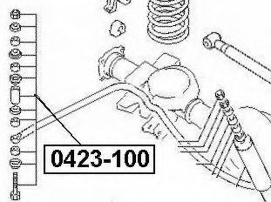 ASVA 0423100 Тяга/стійка, стабілізатор