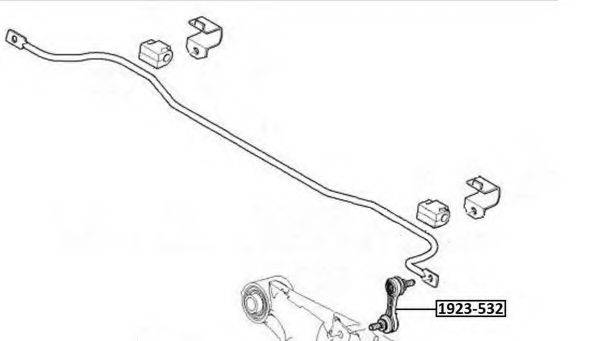 ASVA 1923532 Тяга/стійка, стабілізатор