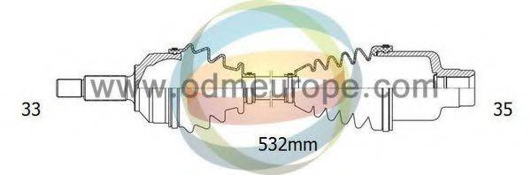 ODM-MULTIPARTS 18001140 Приводний вал