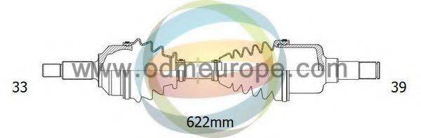 ODM-MULTIPARTS 18002190 Приводний вал