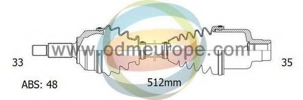 ODM-MULTIPARTS 18001301 Приводний вал