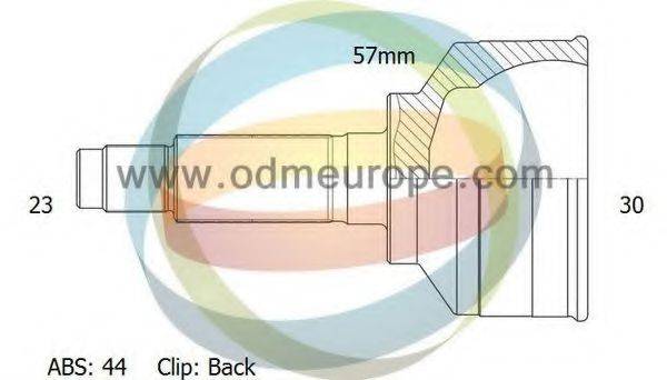 ODM-MULTIPARTS 12291382 Шарнірний комплект, приводний вал