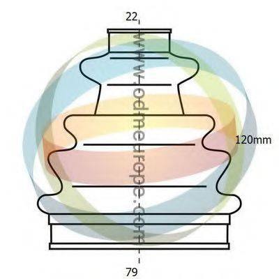 ODM-MULTIPARTS 21993087 Комплект пильника, приводний вал