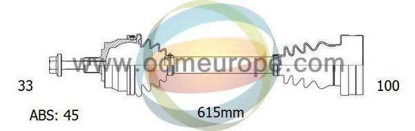 ODM-MULTIPARTS 18211751 Приводний вал