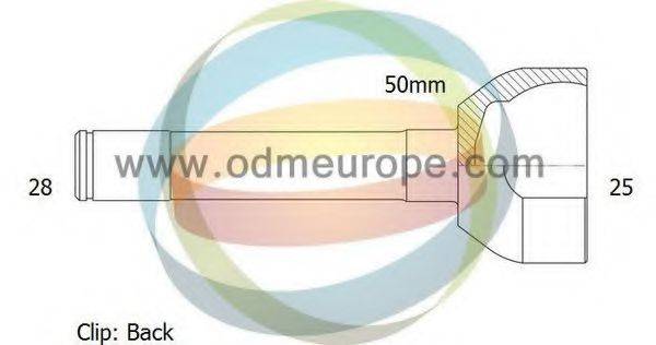 ODM-MULTIPARTS 12060134 Шарнірний комплект, приводний вал