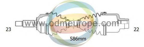 ODM-MULTIPARTS 18302290 Приводний вал