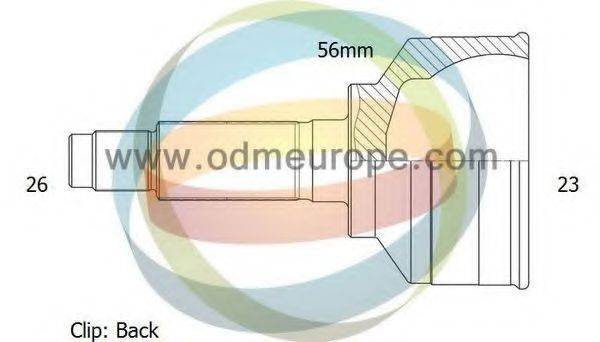 ODM-MULTIPARTS 12120492 Шарнірний комплект, приводний вал