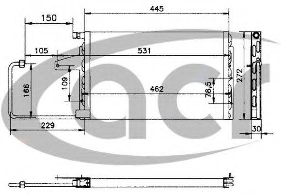 ACR 300164 Конденсатор, кондиціонер