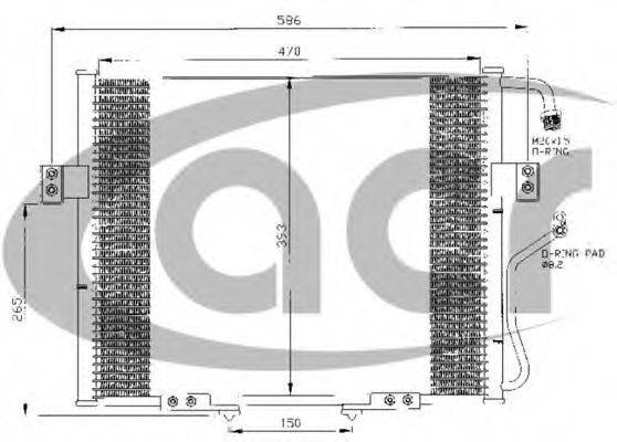 ACR 300427 Конденсатор, кондиціонер