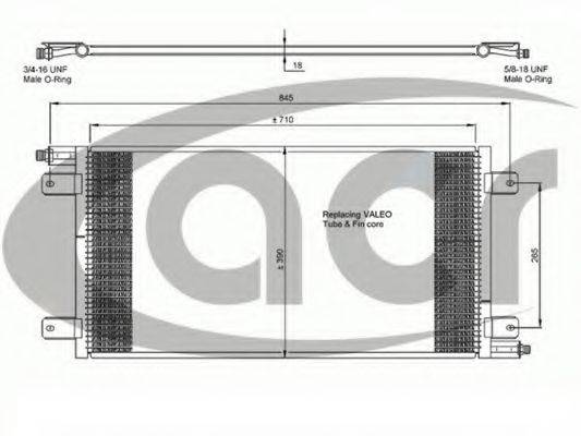 ACR 300623 Конденсатор, кондиціонер