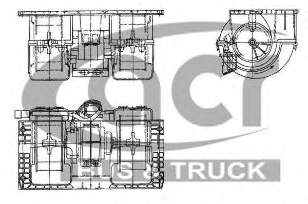 ACR 702022 Вентилятор салону