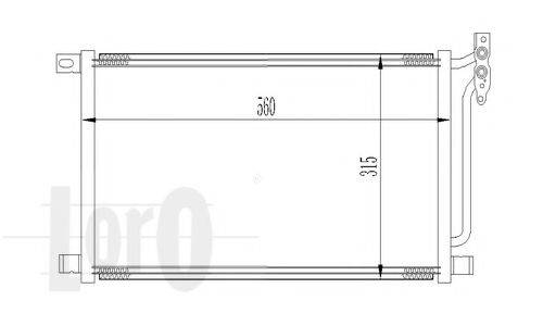 LORO 0040160009 Конденсатор, кондиціонер