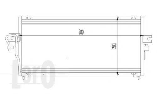 LORO 0350160021 Конденсатор, кондиціонер