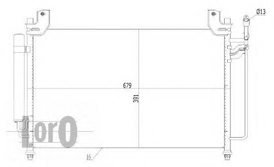 LORO 0300160020 Конденсатор, кондиціонер