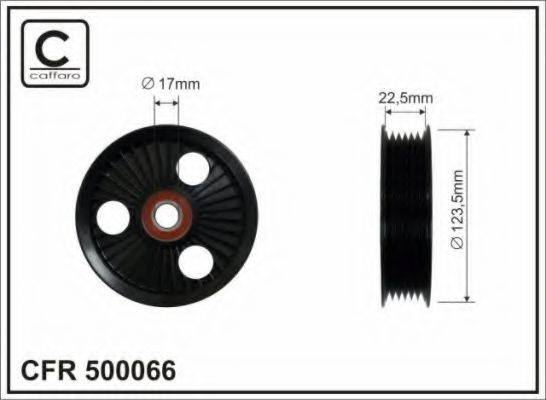 CAFFARO 500066 Натяжний ролик, полікліновий ремінь