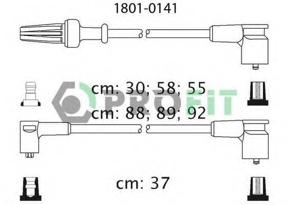 PROFIT 18010141 Комплект дротів запалювання