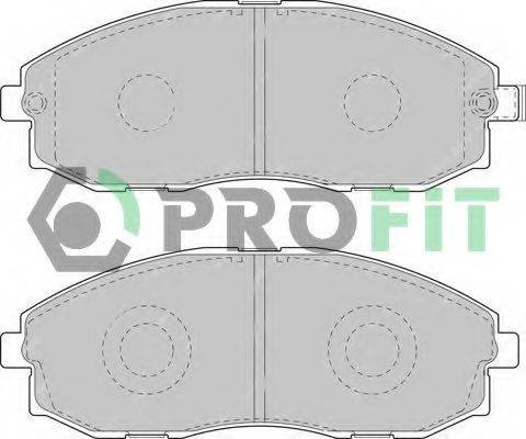 PROFIT 50001498 Комплект гальмівних колодок, дискове гальмо