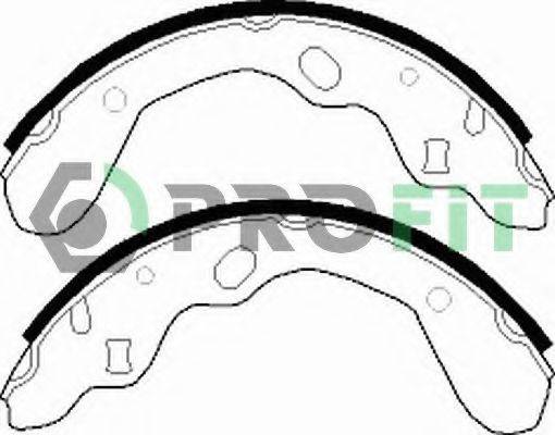 PROFIT 50010540 Комплект гальмівних колодок
