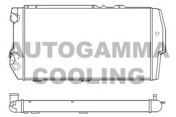 AUTOGAMMA 100055 Радіатор, охолодження двигуна